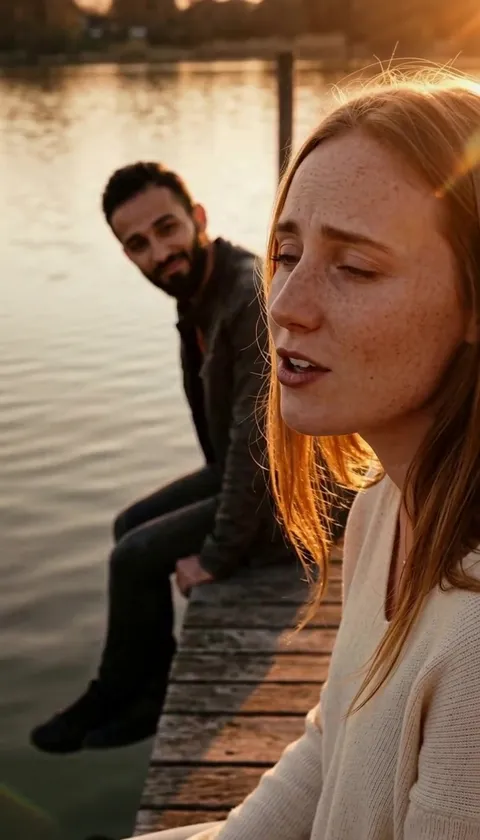 Still from shot 3: The close-up